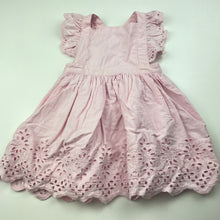 Load image into Gallery viewer, Girls Baby Berry, lined broderie cotton summer dress, NEW, size 0, L: 41cm