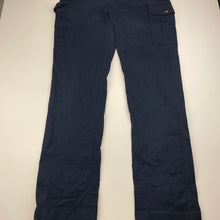 Load image into Gallery viewer, Girls Bardot Junior, navy stretch cotton jumpsuit / overalls, Inside leg: 67.5cm, EUC, size 16,  