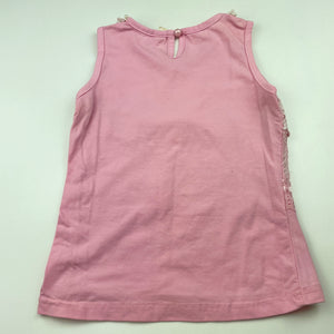 Girls 6 & 1, embellished stretchy top, FUC, size 4,  