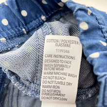 Load image into Gallery viewer, Girls Dymples, stretch denim leggings / jeggings, elasticated, FUC, size 0,  
