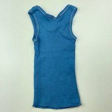Load image into Gallery viewer, Boys Anko, blue cotton singlet top, GUC, size 0000,  
