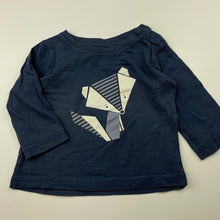 Load image into Gallery viewer, Boys Cotton On, long sleeve t-shirt / top, fox, FUC, size 00,  