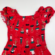 Load image into Gallery viewer, Girls Brilliant Basics, Christmas romper / playsuit, GUC, size 1,  