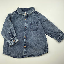 Load image into Gallery viewer, Boys Dymples, cotton casual long sleeve shirt, GUC, size 1,  