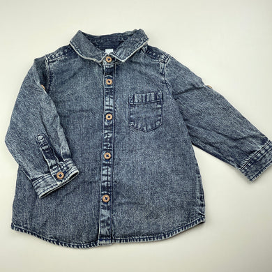 Boys Dymples, cotton casual long sleeve shirt, GUC, size 1,  