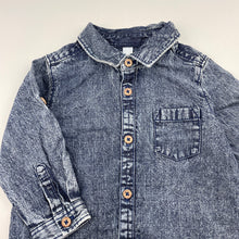 Load image into Gallery viewer, Boys Dymples, cotton casual long sleeve shirt, GUC, size 1,  