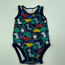 Load image into Gallery viewer, Boys Dymples, cotton singletsuit / romper, dinosaurs, FUC, size 00,  