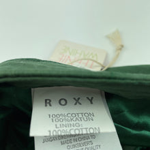 Load image into Gallery viewer, Girls Roxy, Tennie Wahini khaki cotton hat/cap, circum: 53cm, NEW, size 4-6,  