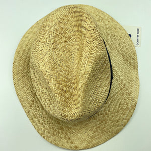 Boys Country Road, natural straw panama hat, circum: 52cm approx, NEW, size 2-4,  