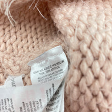 Load image into Gallery viewer, Girls Pumpkin Patch, pink &amp; white knitted hat / beanie, circum: 47-50cm, GUC, size 0-1,  