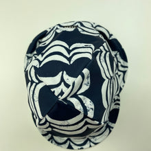 Load image into Gallery viewer, unisex Bonds, blue &amp; white reversible swim hat, FUC, size 0,  