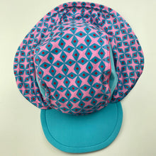 Load image into Gallery viewer, Girls Bonnie and Neil, swim/sun hat, chin strap, circum: 48-52cm, GUC, size 1-3,  