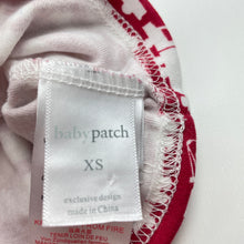 Load image into Gallery viewer, Boys Baby Patch, red &amp; white cotton hat/beanie, EUC, size 000,  