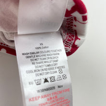 Load image into Gallery viewer, Boys Baby Patch, red &amp; white cotton hat/beanie, EUC, size 000,  