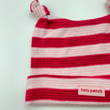 Load image into Gallery viewer, Girls Pumpkin Patch, striped cotton hat / beanie, EUC, size 000-00,  