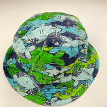 Load image into Gallery viewer, Boys Hi-Hop, cotton bucket hat, sharks, FUC, size 2-4,  