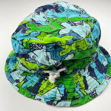 Load image into Gallery viewer, Boys Hi-Hop, cotton bucket hat, sharks, FUC, size 2-4,  