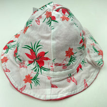Load image into Gallery viewer, Girls Pumpkin Patch, reversible cotton bucket hat, EUC, size 00-0,  