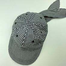 Load image into Gallery viewer, Girls KID, checked cotton hat/cap, adjustable, EUC, size 7-10,  