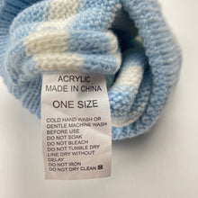 Load image into Gallery viewer, Boys striped, knitted hat/beanie, EUC, size 000-00,  
