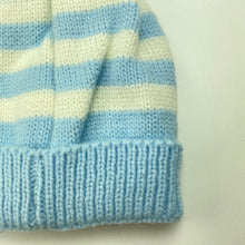 Load image into Gallery viewer, Boys striped, knitted hat/beanie, EUC, size 000-00,  