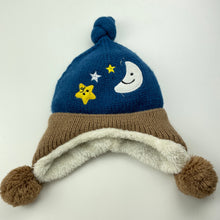 Load image into Gallery viewer, Boys fleece lined, knitted hat/beanie, EUC, size 1-2,  