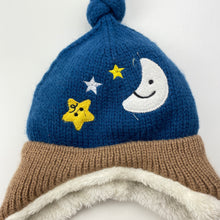 Load image into Gallery viewer, Boys fleece lined, knitted hat/beanie, EUC, size 1-2,  