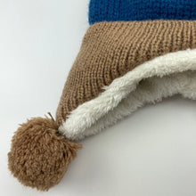 Load image into Gallery viewer, Boys fleece lined, knitted hat/beanie, EUC, size 1-2,  