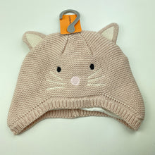 Load image into Gallery viewer, Girls Target, lined knitted hat / beanie, cat, NEW, size 4-6,  