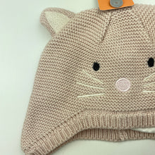 Load image into Gallery viewer, Girls Target, lined knitted hat / beanie, cat, NEW, size 4-6,  