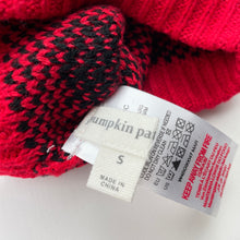 Load image into Gallery viewer, Girls Pumpkin Patch, knitted hat / beanie, EUC, size 0-1,  