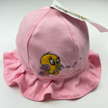 Load image into Gallery viewer, Girls Warner Bros, Movie World Tweety Pie bucket hat, NEW, size 00-0,  