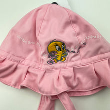 Load image into Gallery viewer, Girls Warner Bros, Movie World Tweety Pie bucket hat, NEW, size 00-0,  