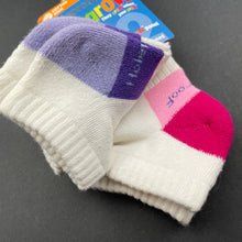 Load image into Gallery viewer, Girls Holeproof, cushioned socks, size 6-12, EUC, size 3-5,  