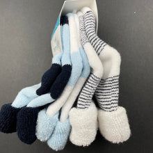 Load image into Gallery viewer, Boys Mix Baby, 3-pack terry socks, size 1-3, NEW, size 0-1,  