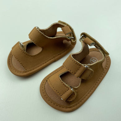 unisex Seed, cotton lined sandals, size 3-6 months, EUC, size 00,  