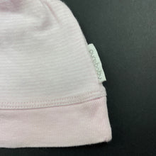 Load image into Gallery viewer, Girls purebaby, organic cotton hat / beanie, EUC, size 00,  