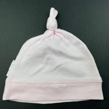 Load image into Gallery viewer, Girls purebaby, organic cotton hat / beanie, EUC, size 00,  