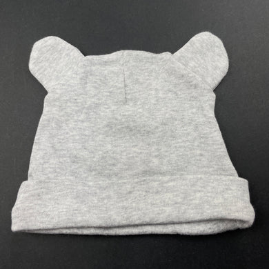 unisex Dymples, grey cotton hat / beanie, EUC, size 00,  