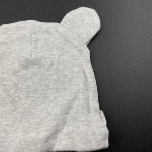 unisex Dymples, grey cotton hat / beanie, EUC, size 00,  