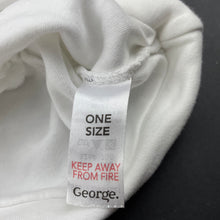 Load image into Gallery viewer, Boys George, white cotton hat / beanie, EUC, size 000-00,  