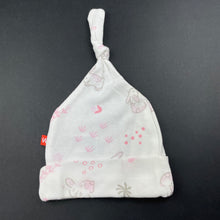 Load image into Gallery viewer, Girls The Little Linen Co, cotton hat / beanie, rabbits, EUC, size 000-00,  