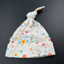 Load image into Gallery viewer, Girls Tiny Twig, floral organic cotton hat / beanie, EUC, size 00-0,  