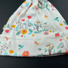 Load image into Gallery viewer, Girls Tiny Twig, floral organic cotton hat / beanie, EUC, size 00-0,  