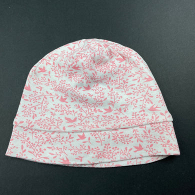 Girls David Jones, organic cotton hat / beanie, EUC, size 000,  