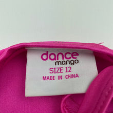 Load image into Gallery viewer, Girls Mango, pink &amp; silver dance / party dress, mark on chest, FUC, size 12, L: 70cm