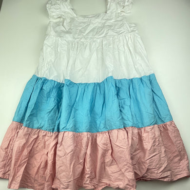 Girls Mango, lined cotton summer dress, EUC, size 10, L: 73cm