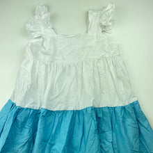 Load image into Gallery viewer, Girls Mango, lined cotton summer dress, EUC, size 10, L: 73cm