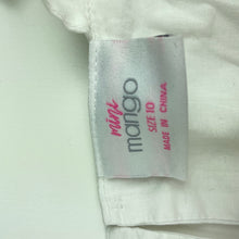 Load image into Gallery viewer, Girls Mango, lined cotton summer dress, EUC, size 10, L: 73cm