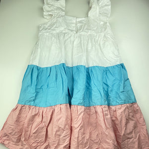 Girls Mango, lined cotton summer dress, EUC, size 10, L: 73cm
